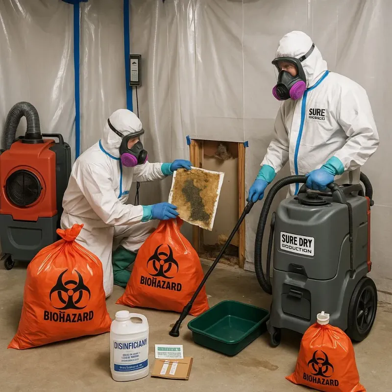Contaminated Water Handling Protocols process in Benavides, TX